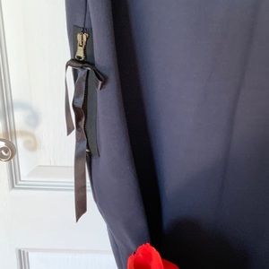 RedValentino Off-shoulder Navy Blue Dress EUC